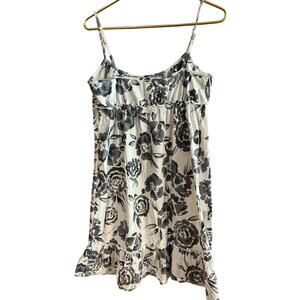 Ann Taylor Loft sundress black white floral Size Medium